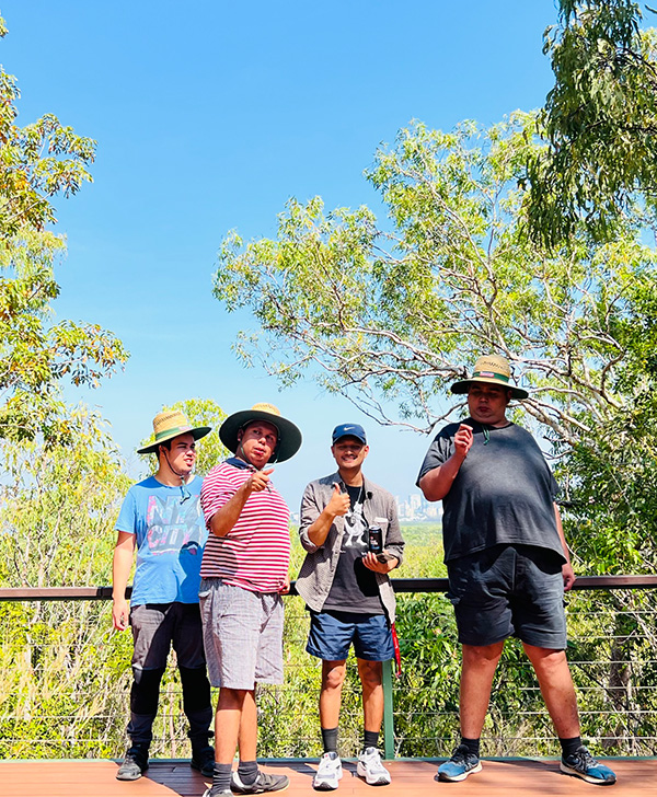 NDIS Support Coordinator with the boys